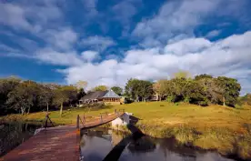Hippo Hollow at Kruger National Park in South Africa