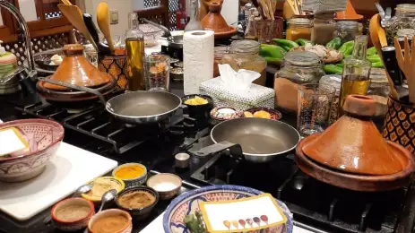 Imperial Cities of Morocco - Moroccan cooking class - Tagines and ingredients