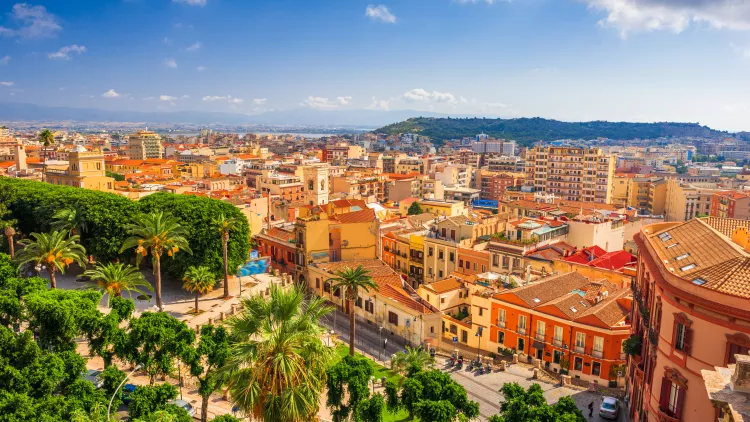 Cagliari, Italy Cityscape