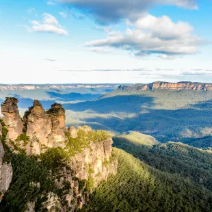 The Three Sisters in the Blue Mountains in Australia