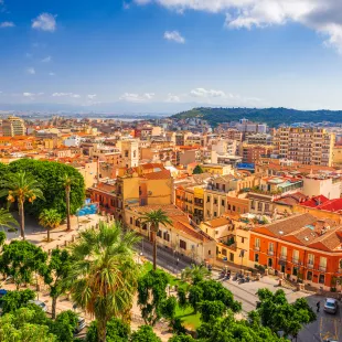 Cagliari, Italy Cityscape