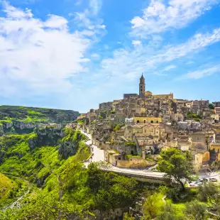 Sassi di Metera, an ancient town in Basilicata, Italy