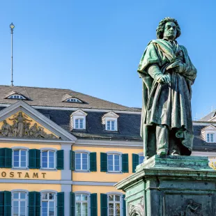 Ludwig van Beethoven statue in Bonn, Germany