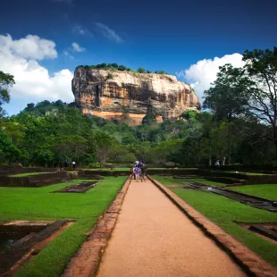 Magnificent rocky fortress, Sigiriya in Sri Lanka