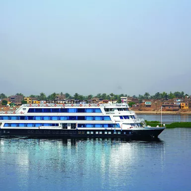 Exterior view of the MS Mövenpick Darakum on the River Nile 