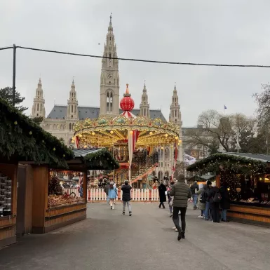 Christmas Market in Vienna, Austria