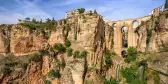 Ronda, Spain at the Puente Nuevo Bridge.