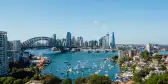 Cityscape of Sydney with Harbour Bridge