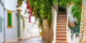 Street in the historic old town of Elvissa