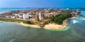 Aerial. Galle city view. Sri Lanka.