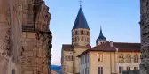 Romanesque Cluny church in Burgundy, France