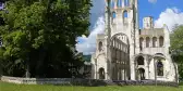 The ruins of the abbey in Jumièges, Normandy, France