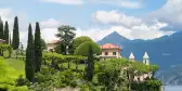 The Villa del Balbianello and gardens overlooking Lake Como, Italy