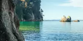 Split Apple Rock in Abel Tasman National Park