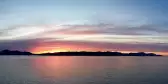 Sunset views taken along the shores of Alaska, between Ketchikan and Juneau