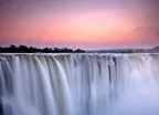 Victoria Falls at dawn in Zimbabwe, Africa