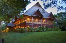 Exterior of Inkaterra Hacienda Concepcion Lodge in Puerto Maldonado, Peru