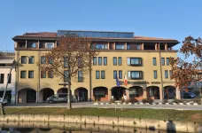 Exterior of Albergo Roma Hotel in Castelfranco Veneto, Italy