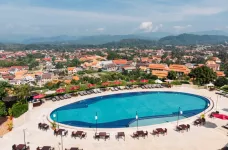 Outdoor pool at Luang Prabang View Hotel in Luang Prabang, Laos