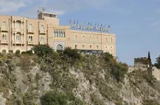 Exterior shot of Hotel Excelsior Palace in Taormina, Italy