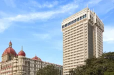 Exterior view of Taj Mahal Tower Mumbai Hotel in Colaba, Mumbai