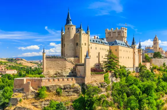 Alcázar Castle in Segovia, Spain