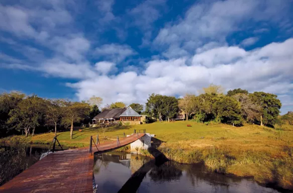 Hippo Hollow at Kruger National Park in South Africa