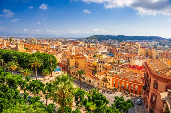 Cagliari, Italy Cityscape