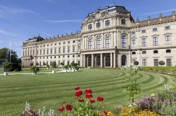 The Bavarian Residence in Würzburg, a Bavarian Palace with French château architecture