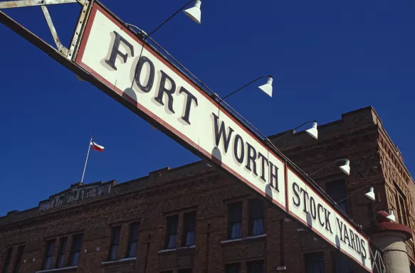 Fort Worth Stock Yards Sign