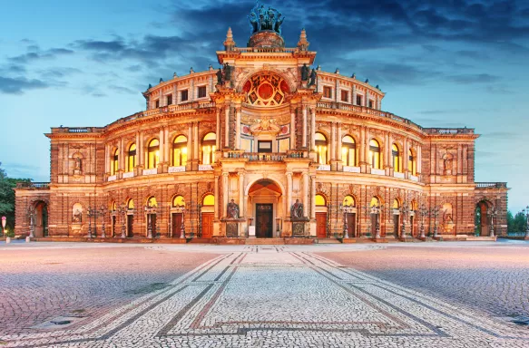 Elegant Opera House Semperoper in Dresden