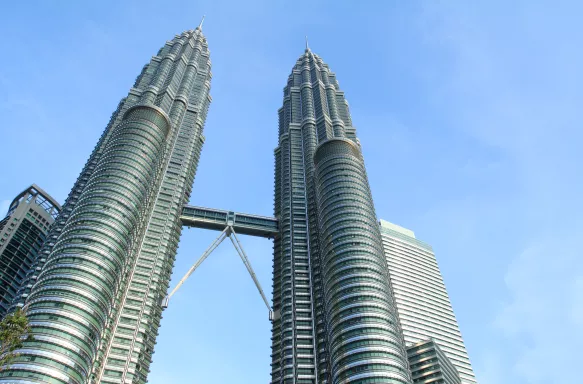 Petronas Twin Towers at Kuala Lumpur, Malaysia