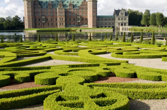 Frederiksborg Castle and Gardens in Hillerød, Denmark