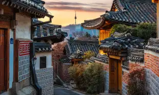 South Korea Bukchon Hanok village