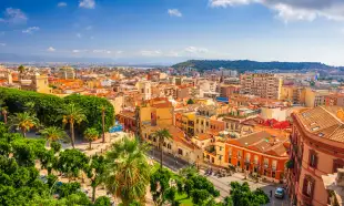 Cagliari, Italy Cityscape