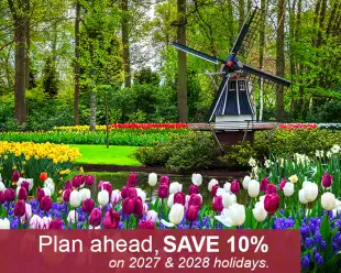Plan ahead and save 10% of spring 2027 & 2028