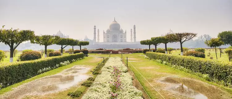 View of Taj Mahal from Mehtab Garden