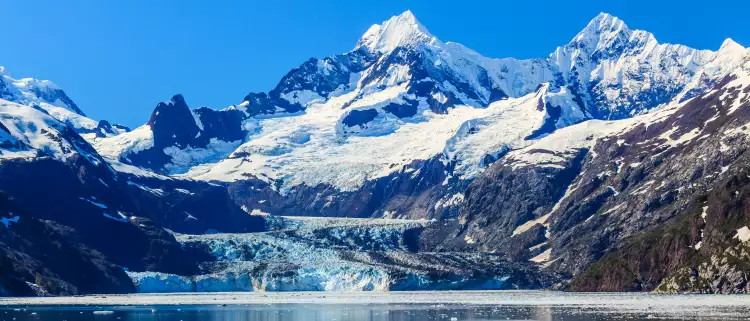 Johns Hopkins Inlet in Glacier Bay National Park, Alaska
