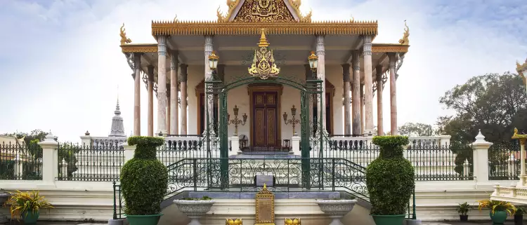 Front view of Silver Pagoda of the Royal Palace, Phnom Penh